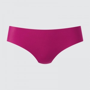 Women Uniqlo AIRism Ultra Seamless Regular Briefs Red | 7468824