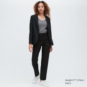 Women Uniqlo AirSense Pants Black | 7482177