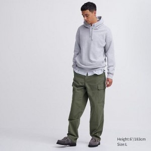 Women Uniqlo Cargo Pants Olive | 8738012