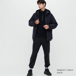 Women Uniqlo HEATTECH Pile-Lined Jogger Pants Black | 2272913
