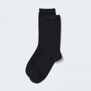 Women Uniqlo HEATTECH Socks Black | 2196050