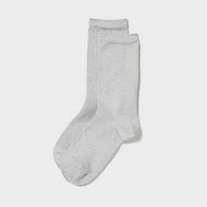 Women Uniqlo HEATTECH Socks Grey | 1481806