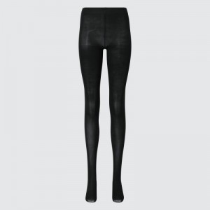 Women Uniqlo HEATTECH Tight Black | 3008643