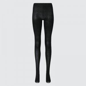 Women Uniqlo HEATTECH Tight Black | 7313573