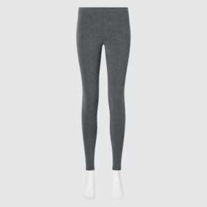 Women Uniqlo HEATTECH Ultra Warm Leggings Grey | 5674062