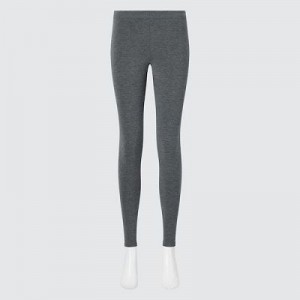 Women Uniqlo HEATTECH Ultra Warm Leggings Grey | 9285343