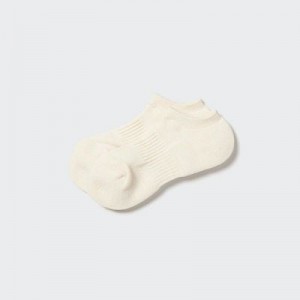 Women Uniqlo Heattech Short Socks White | 9414322