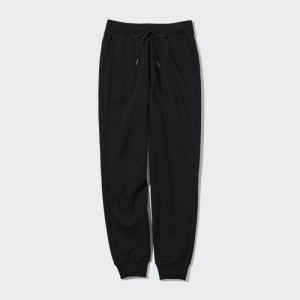 Women Uniqlo Jogger Pants Black | 7836527