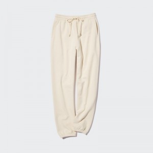 Women Uniqlo Jogger Pants White | 9736835