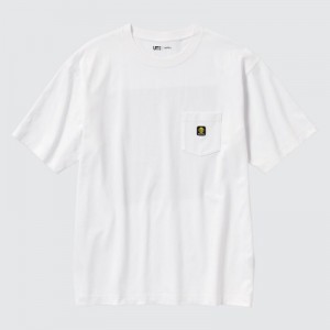 Women Uniqlo Keith Haring UT Short Sleeve T Shirts White | 4697869