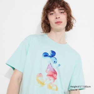 Women Uniqlo MAGIC FOR ALL FOREVER UT Short-Sleeve T Shirts Green | 9005005