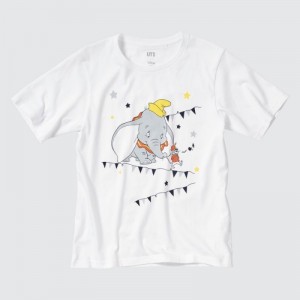 Women Uniqlo Magic For All Classics Short-Sleeve UT T Shirts White | 5650466