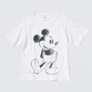 Women Uniqlo Magic For All Classics Short-Sleeve UT T Shirts White | 1566999