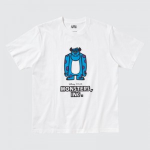Women Uniqlo Magic For All Favorites UT Short-Sleeve T Shirts White | 1719332