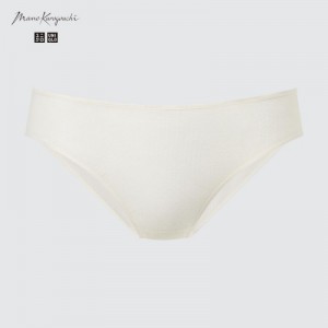 Women Uniqlo Mesh Regular Shorts White | 9323053