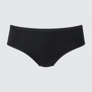 Women Uniqlo Mid-Rise Briefs Black | 672359