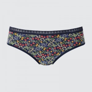 Women Uniqlo Mid-Rise Briefs Navy | 4182682