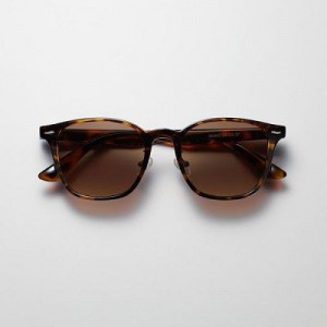 Women Uniqlo Square Sunglasses Brown | 4324967