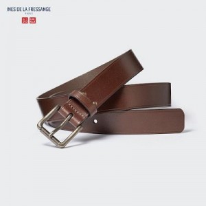 Women Uniqlo Studded Belts Brown | 6679832