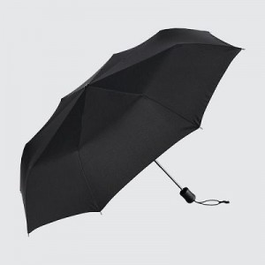 Women Uniqlo UV Protection Compact Umbrellas Black | 9688143