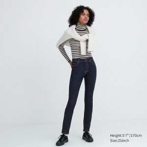 Women Uniqlo Ultra Stretch Jeans Navy | 5209873