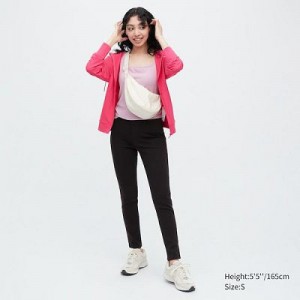 Women Uniqlo Ultra Stretch Leggings Black | 647799
