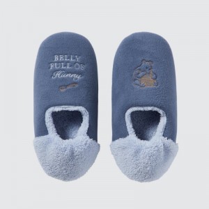 Women Uniqlo Winnie the Pooh Collection Slippers Blue | 2297416
