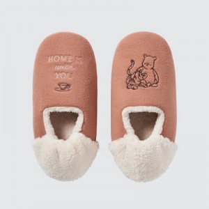 Women Uniqlo Winnie the Pooh Collection Slippers Orange | 8067047