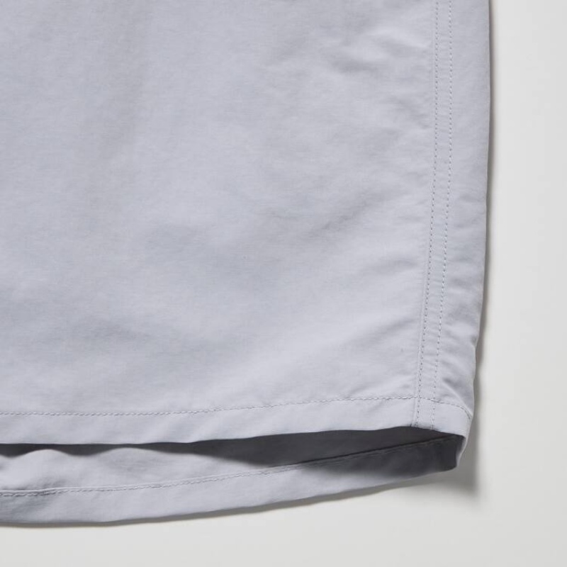 Men Uniqlo Active Swim Shorts Grey | 9525263