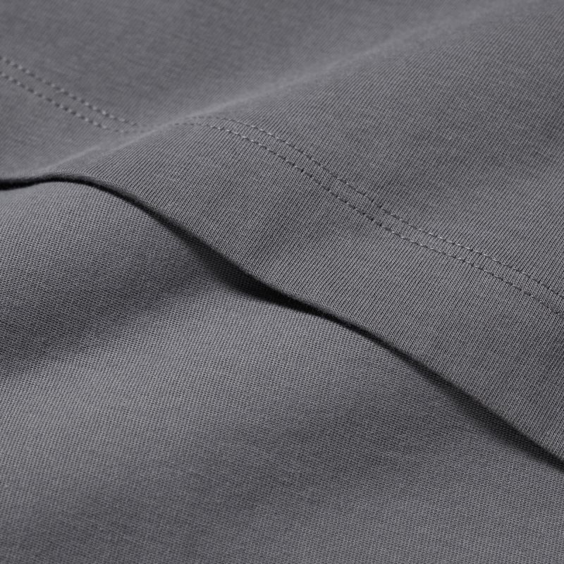 Men Uniqlo Airism Cotton Uv Protection Crew Neck T Shirts Grey | 1384701