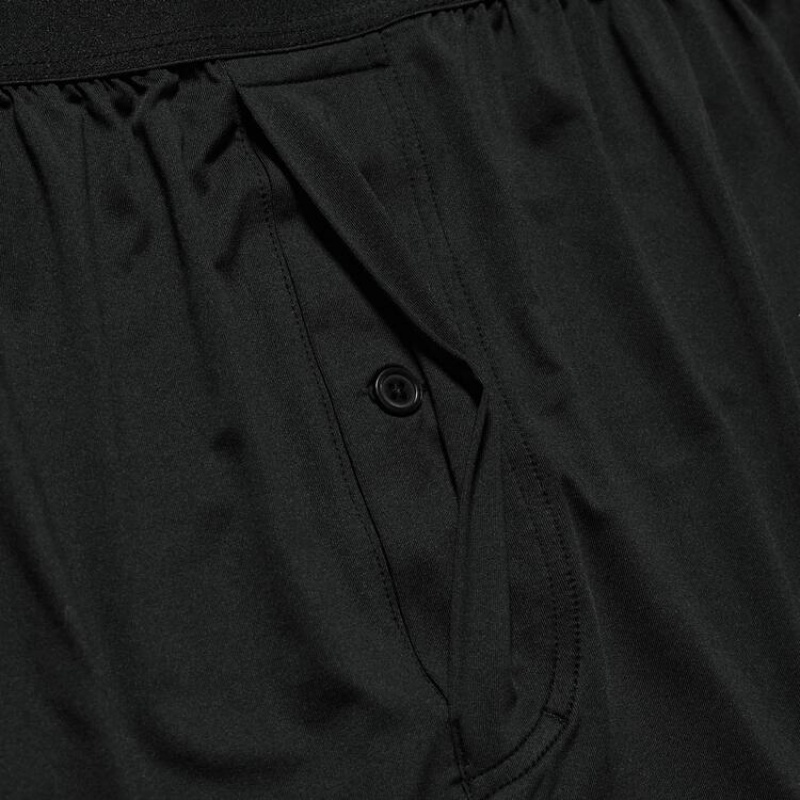 Men Uniqlo Airism Loose Fit Boxers Underwear Black | 1029076