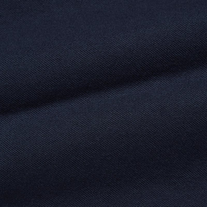 Men Uniqlo Airism Pique Short-sleeve Polo Shirts Navy | 9863355