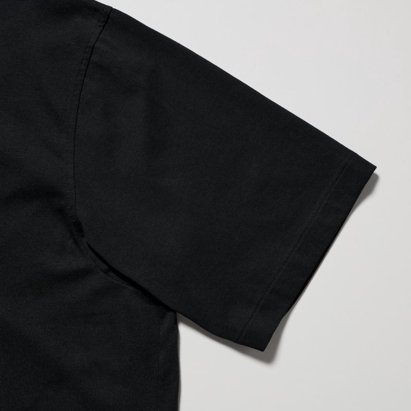 Men Uniqlo Airism Regular Collar Polo Shirts Black | 8730546