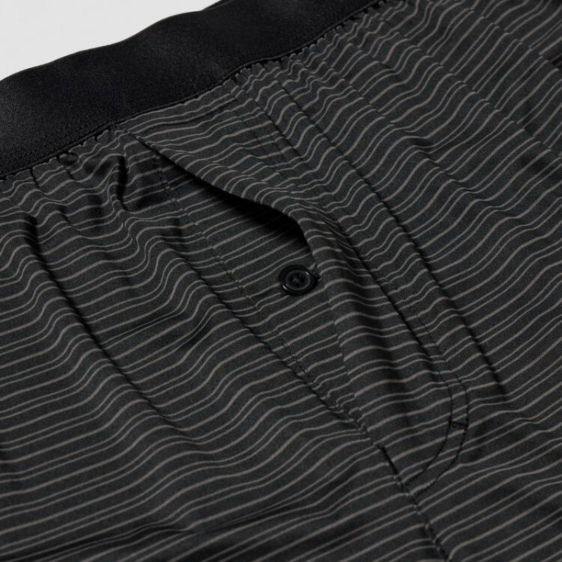 Men Uniqlo Airism Trunks Underwear Black | 1629507