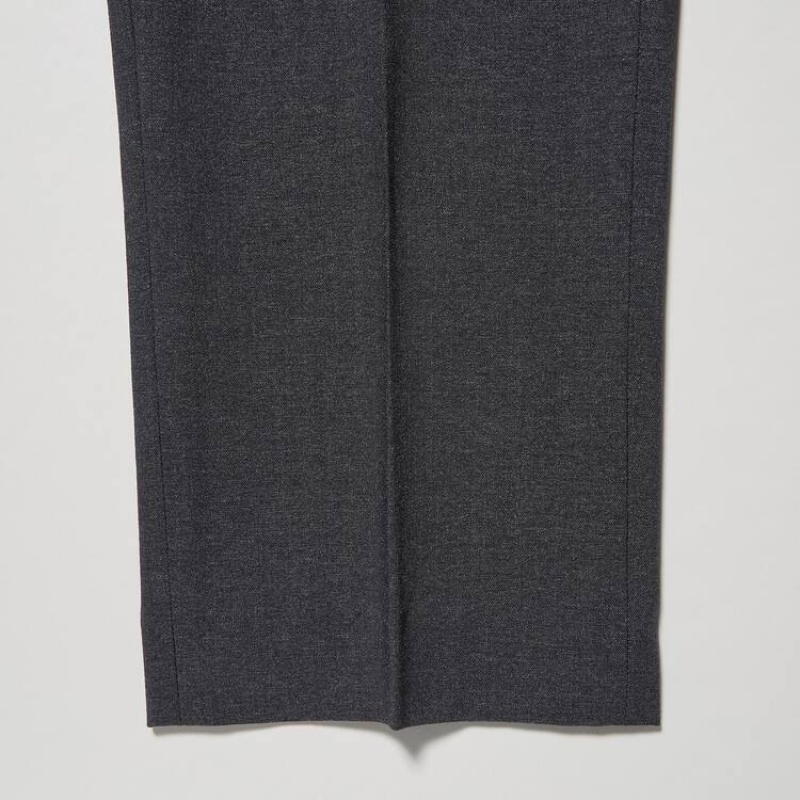 Men Uniqlo Airsense Ultra Light Wool-like Pants Grey | 4779150
