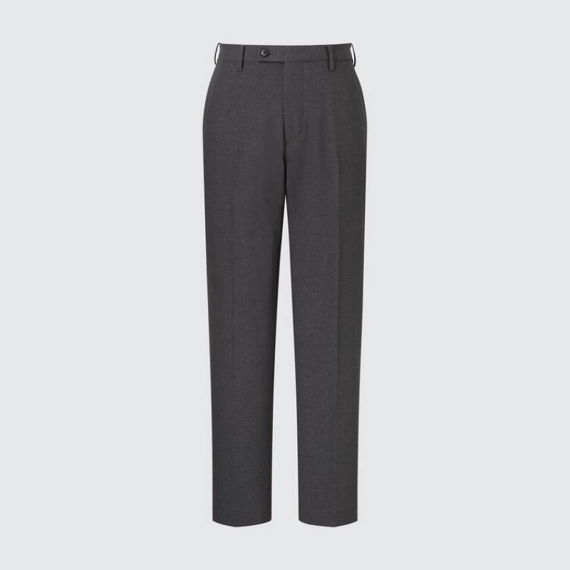 Men Uniqlo Airsense Ultra Light Wool-look Pants Grey | 3712299