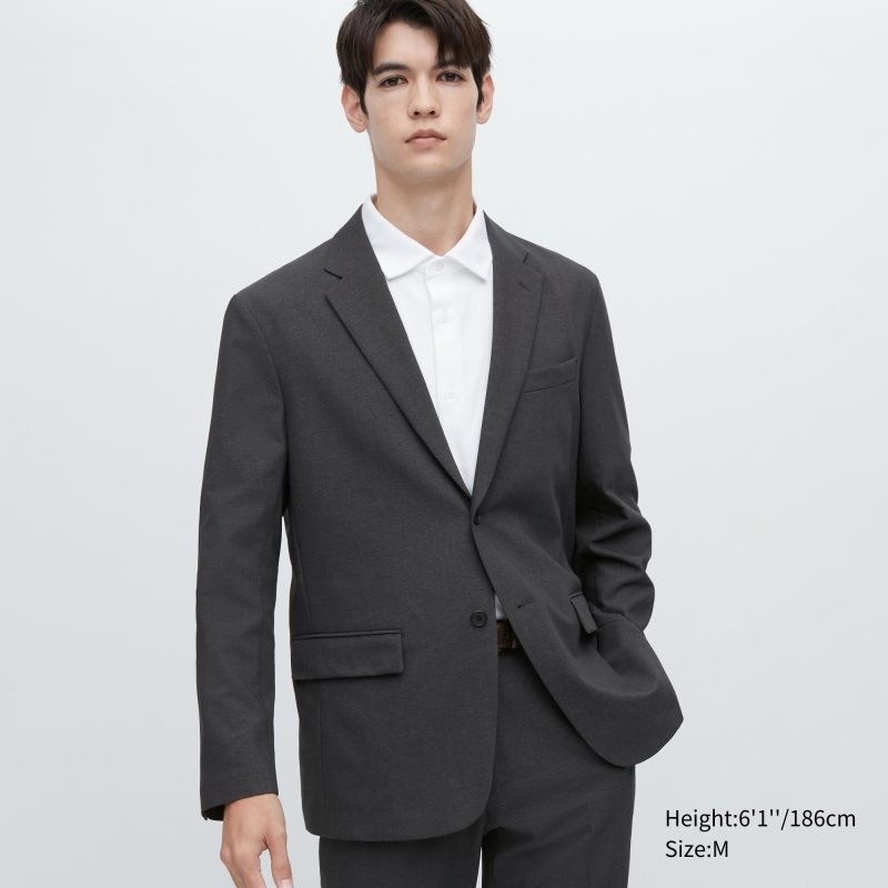 Men Uniqlo Airsense Wool Like Ultra Light Jackets Grey | 8924483