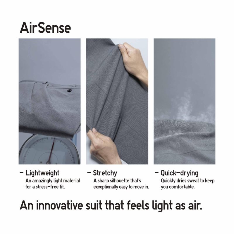 Men Uniqlo Airsense Wool Like Ultra Light Jackets Navy | 2747931