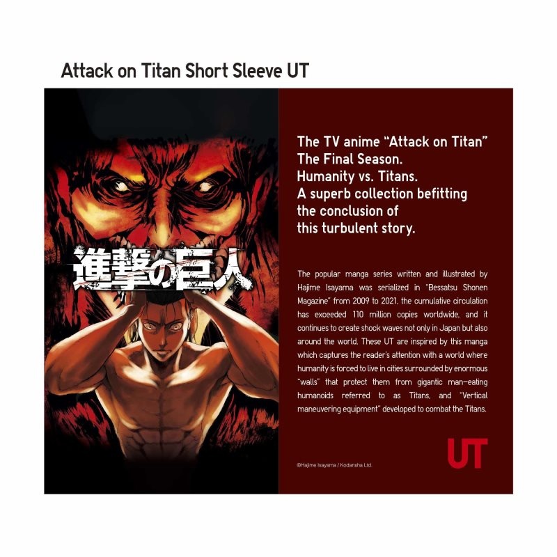 Men Uniqlo Attack On Titan Ut Short-sleeve Graphic The Captain Levi T Shirts White | 198167