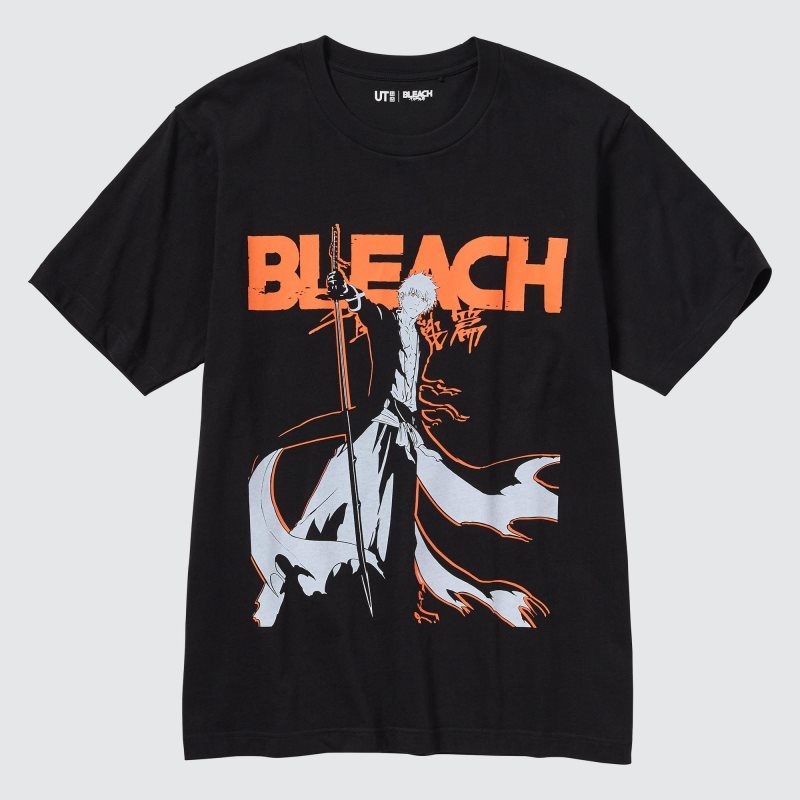 Men Uniqlo Bleach: Thousand-year Blood War Ut Short-sleeve Graphic T Shirts Black | 4374373