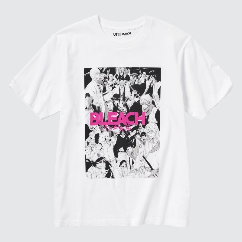 Men Uniqlo Bleach: Thousand-year Blood War Ut Short-sleeve Graphic T Shirts White | 6528928