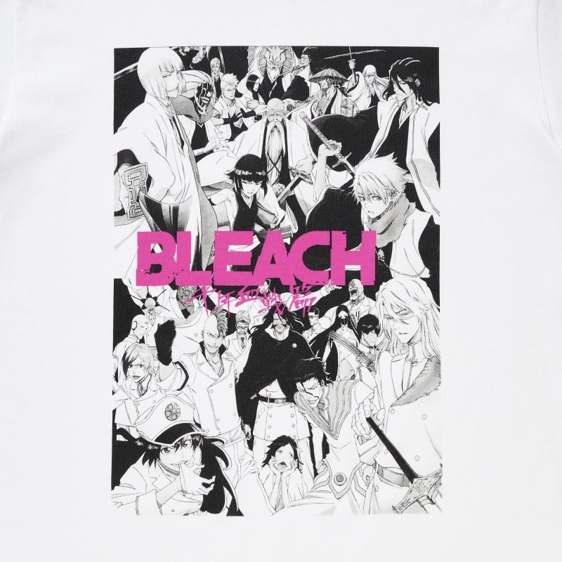 Men Uniqlo Bleach: Thousand-year Blood War Ut Short-sleeve Graphic T Shirts White | 6528928