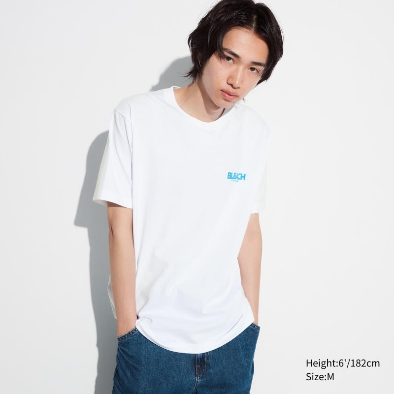 Men Uniqlo Bleach: Thousand-year Blood War Ut Short-sleeve Graphic T Shirts White | 9083187
