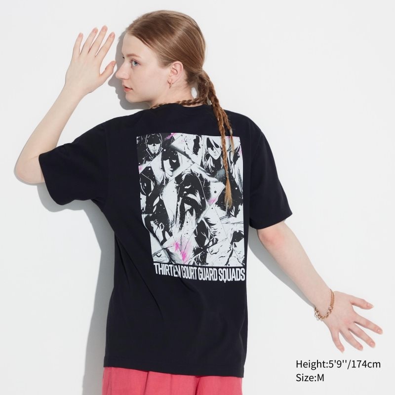 Men Uniqlo Bleach: Thousand-year Blood War Ut Short-sleeve Graphic T Shirts Black | 100612