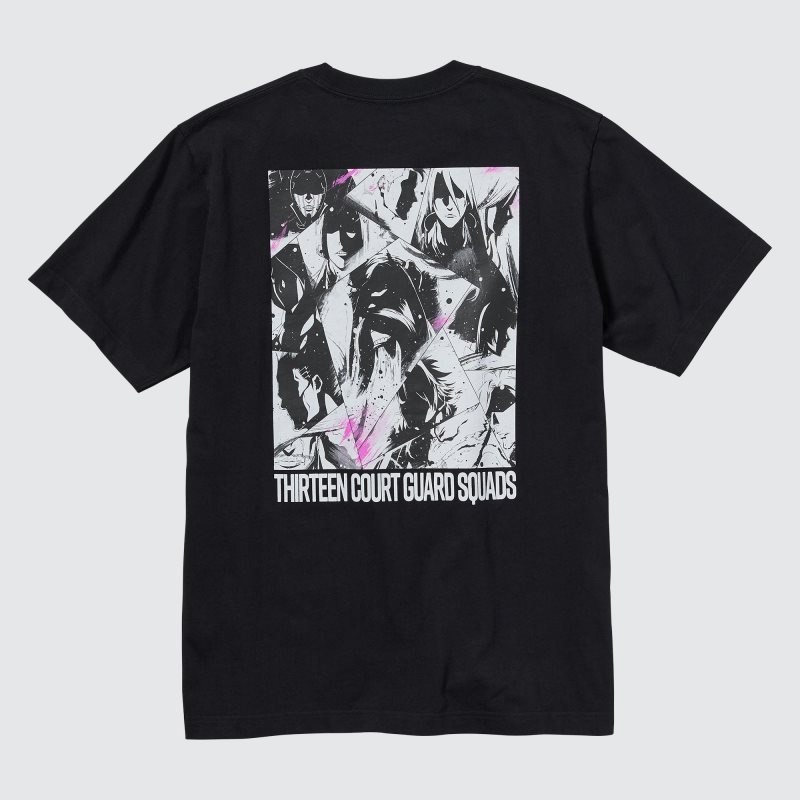 Men Uniqlo Bleach: Thousand-year Blood War Ut Short-sleeve Graphic T Shirts Black | 100612
