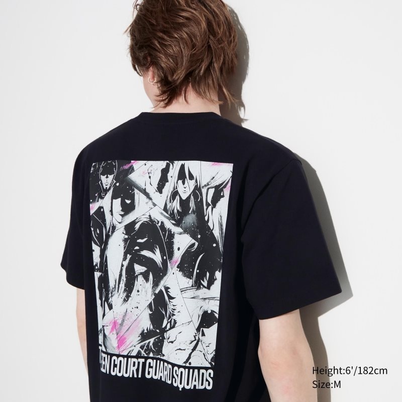 Men Uniqlo Bleach: Thousand-year Blood War Ut Short-sleeve Graphic T Shirts Black | 100612