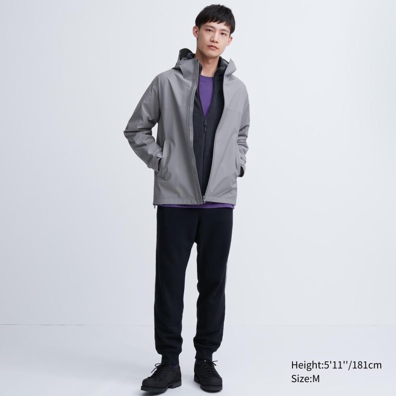 Men Uniqlo Blocktech 3d Cut Parka Navy | 5477578