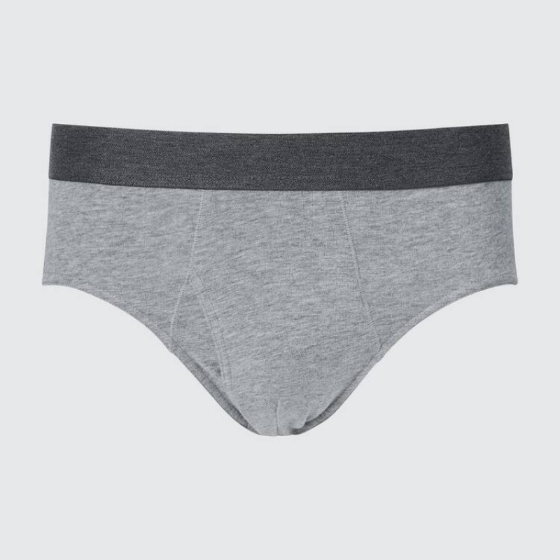 Men Uniqlo Briefs Underwear Grey | 2970286