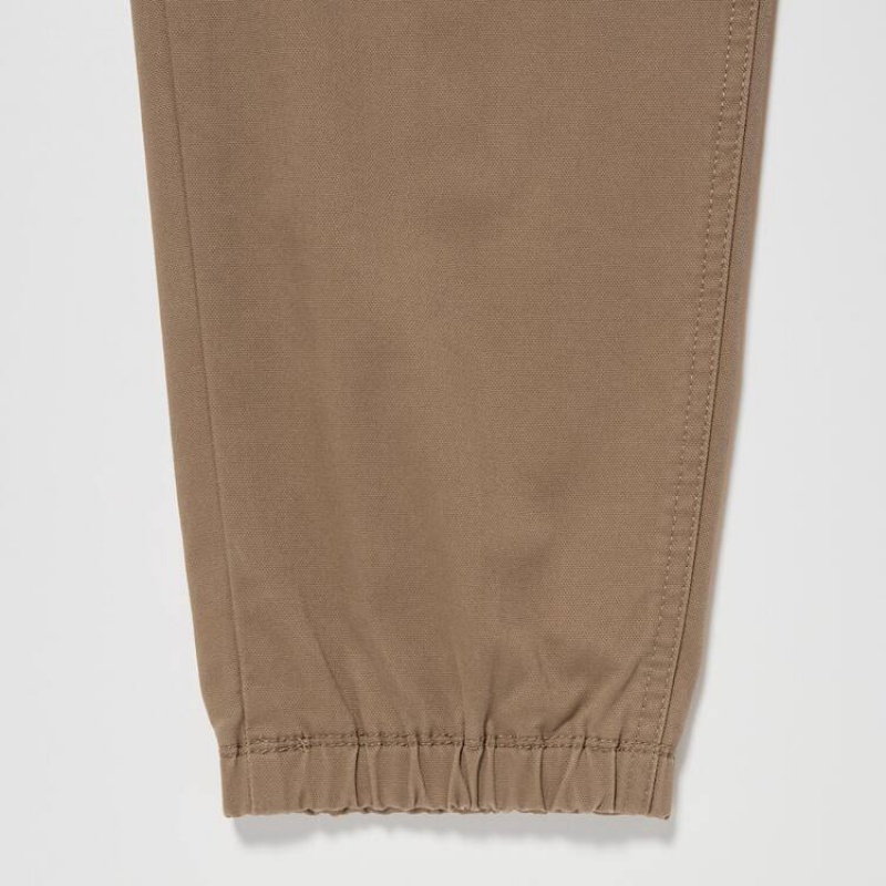Men Uniqlo Cargo Jogger Pants Brown | 6878994