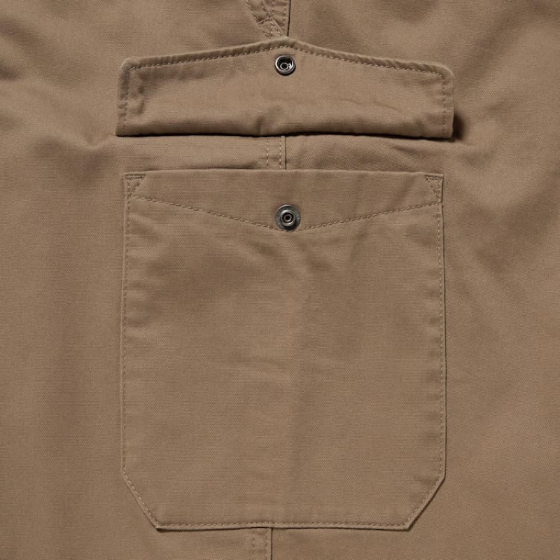 Men Uniqlo Cargo Jogger Pants Brown | 9264383